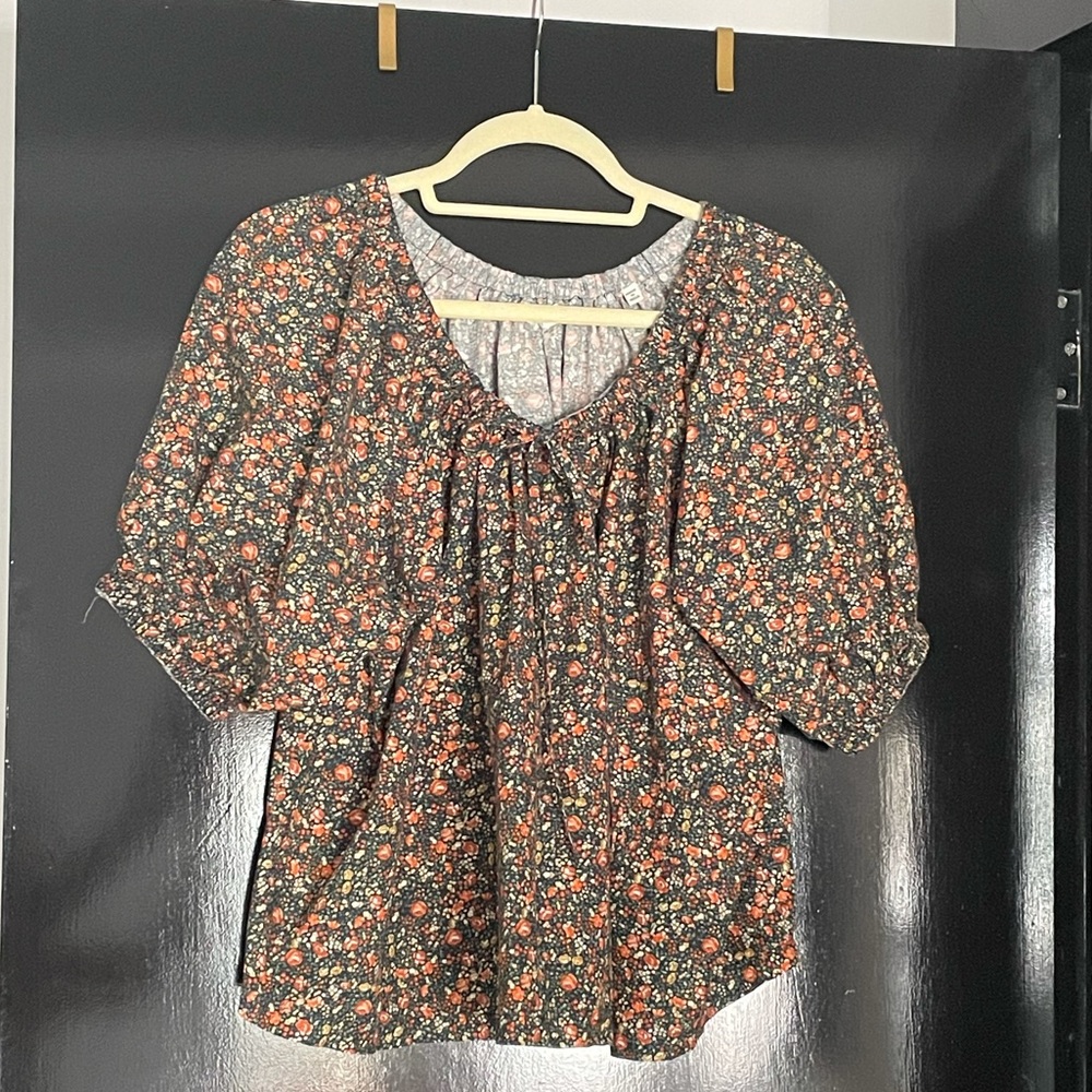 Doên ditsy floral cotton top, size S